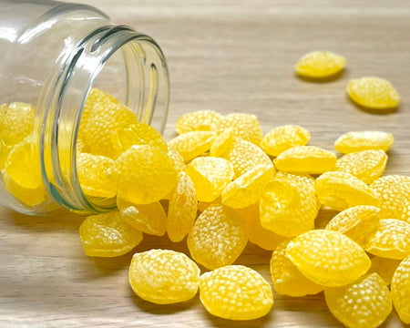 Bonbons durs artisanaux des Vosges à La Bresse - Ananas - Délicieuses friandises fabriquées à la main avec des ingrédients locaux de qualité supérieure