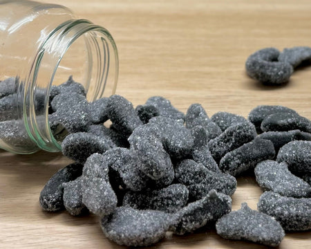 Bonbons gommes artisanales des Vosges à La Bresse - Réglisse - Délicieuses friandises fabriquées à la main avec des ingrédients locaux de qualité supérieure