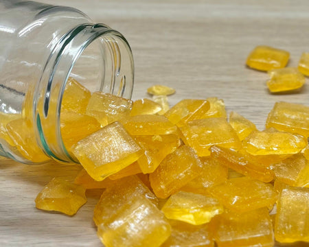 Bonbons sans sucre artisanales des Vosges à La Bresse - Bergamote - Délicieuses friandises fabriquées à la main avec des ingrédients locaux de qualité supérieure