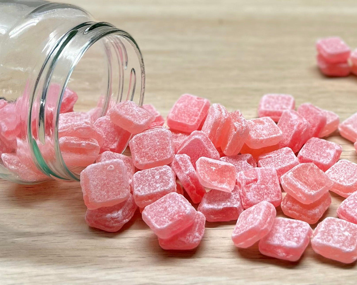 Bonbons durs artisanaux des Vosges à La Bresse - Bubble-gum - Délicieuses friandises fabriquées à la main avec des ingrédients locaux de qualité supérieure