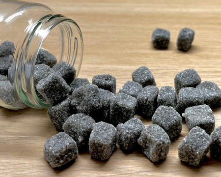 Bonbons gommes artisanales des Vosges à La Bresse - Réglisse - Délicieuses friandises fabriquées à la main avec des ingrédients locaux de qualité supérieure