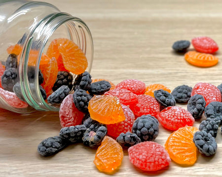 Bonbons durs artisanaux des Vosges à La Bresse - Fruits des Bois - Délicieuses friandises fabriquées à la main avec des ingrédients locaux de qualité supérieure