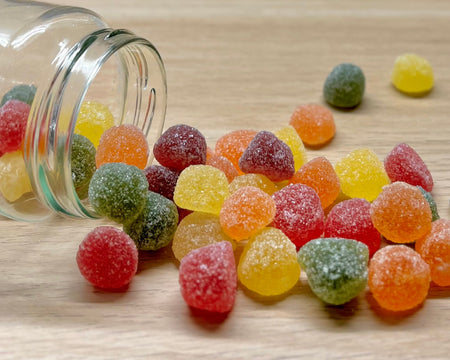 Bonbons gommes artisanales des Vosges à La Bresse - Gelées de Fruits - Délicieuses friandises fabriquées à la main avec des ingrédients locaux de qualité supérieure
