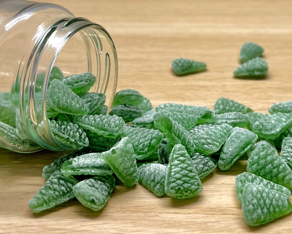 Bonbons durs artisanaux des Vosges à La Bresse - Génépi - Délicieuses friandises fabriquées à la main avec des ingrédients locaux de qualité supérieure