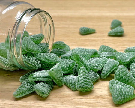 Bonbons durs artisanaux des Vosges à La Bresse - Génépi - Délicieuses friandises fabriquées à la main avec des ingrédients locaux de qualité supérieure