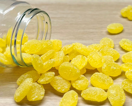 Bonbons durs artisanaux des Vosges à La Bresse - Mirabelle - Délicieuses friandises fabriquées à la main avec des ingrédients locaux de qualité supérieure