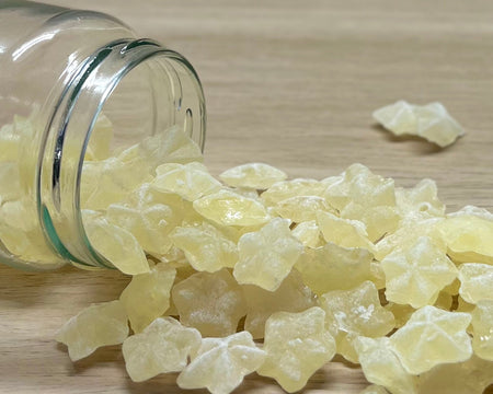 Bonbons durs artisanaux des Vosges à La Bresse - Poire - Délicieuses friandises fabriquées à la main avec des ingrédients locaux de qualité supérieure