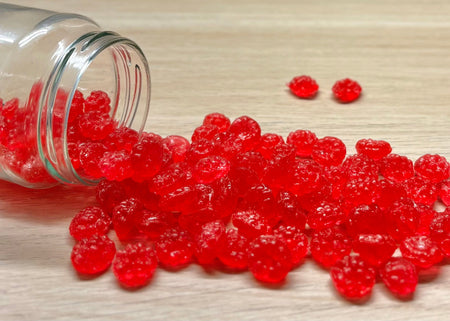 Bonbons sans sucre artisanales des Vosges à La Bresse - Framboise - Délicieuses friandises fabriquées à la main avec des ingrédients locaux de qualité supérieure