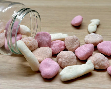 Bonbons gommes artisanales des Vosges à La Bresse - Cola, Banane et Fraise - Délicieuses friandises fabriquées à la main avec des ingrédients locaux de qualité supérieure