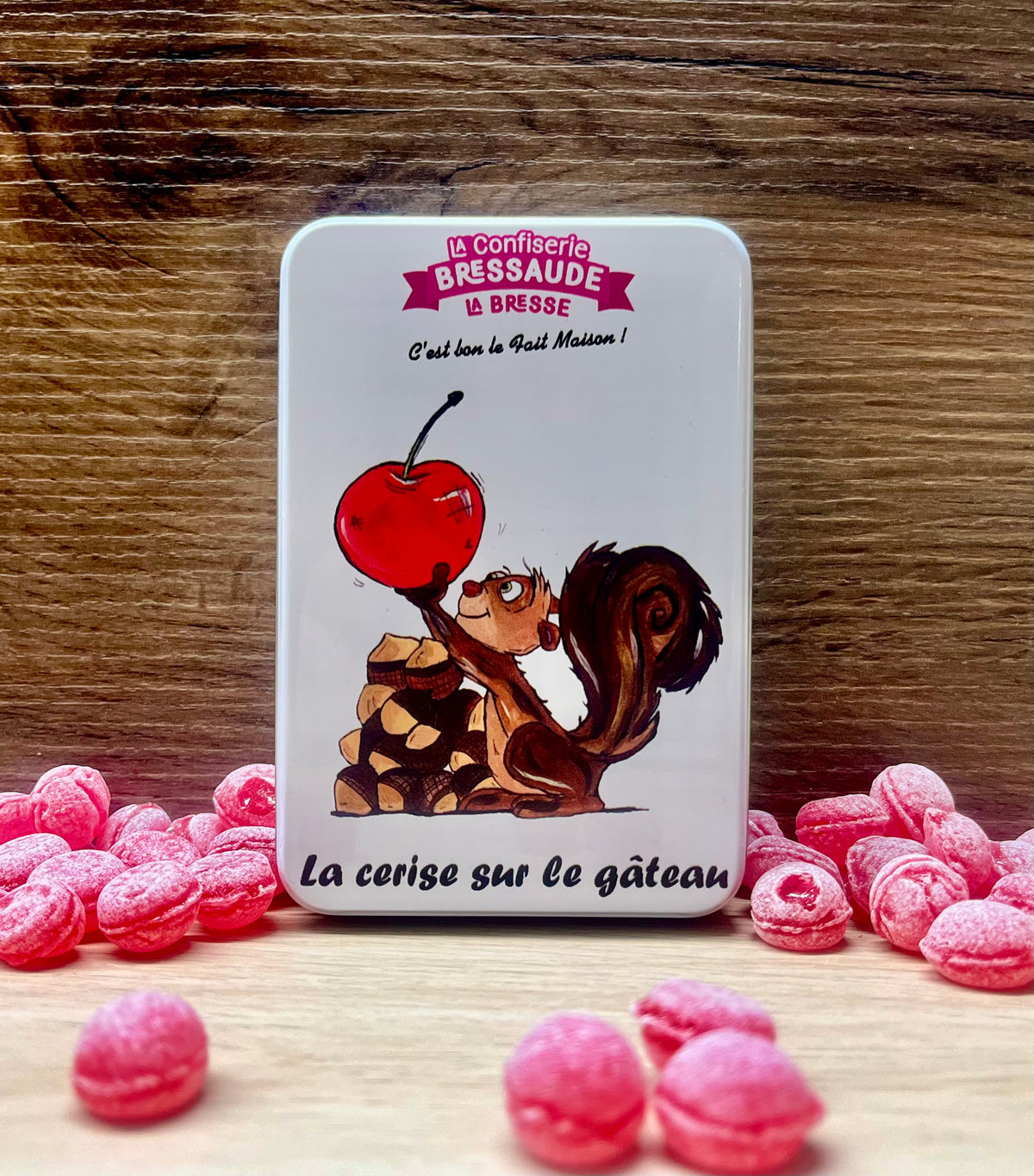 Boîtes métal - Bonbons durs Cerise amarena